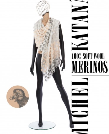 Палантин Унисекс CutT.W100_24DMW-11.3/BE